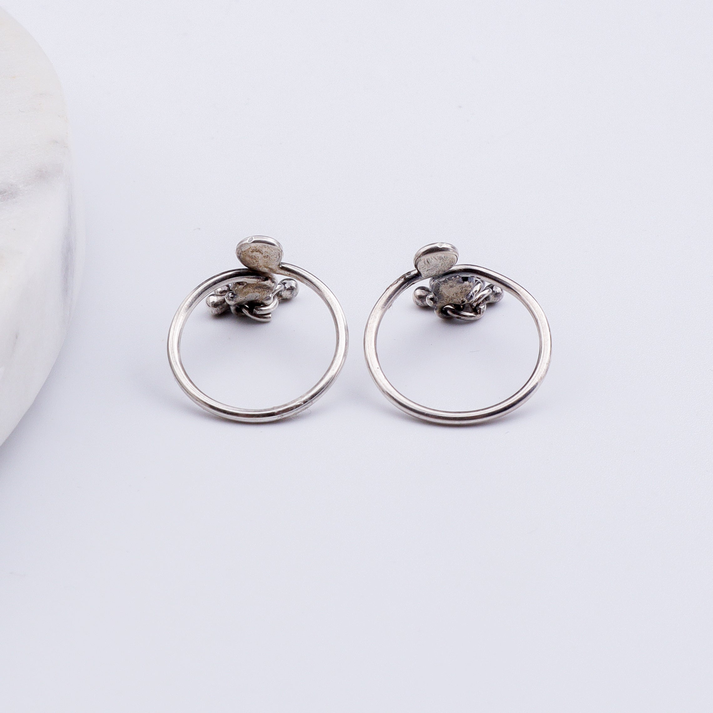 Silver Shiny Ghungroo Toe Ring