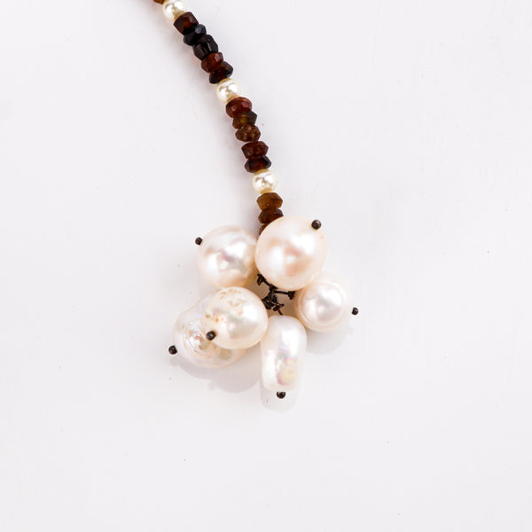 Tie and wear necklace styled with saree and modern outfit