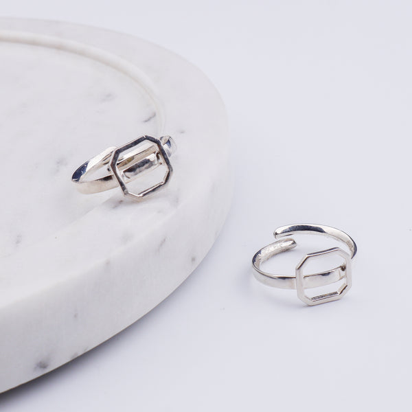 Silver Octagon Toering