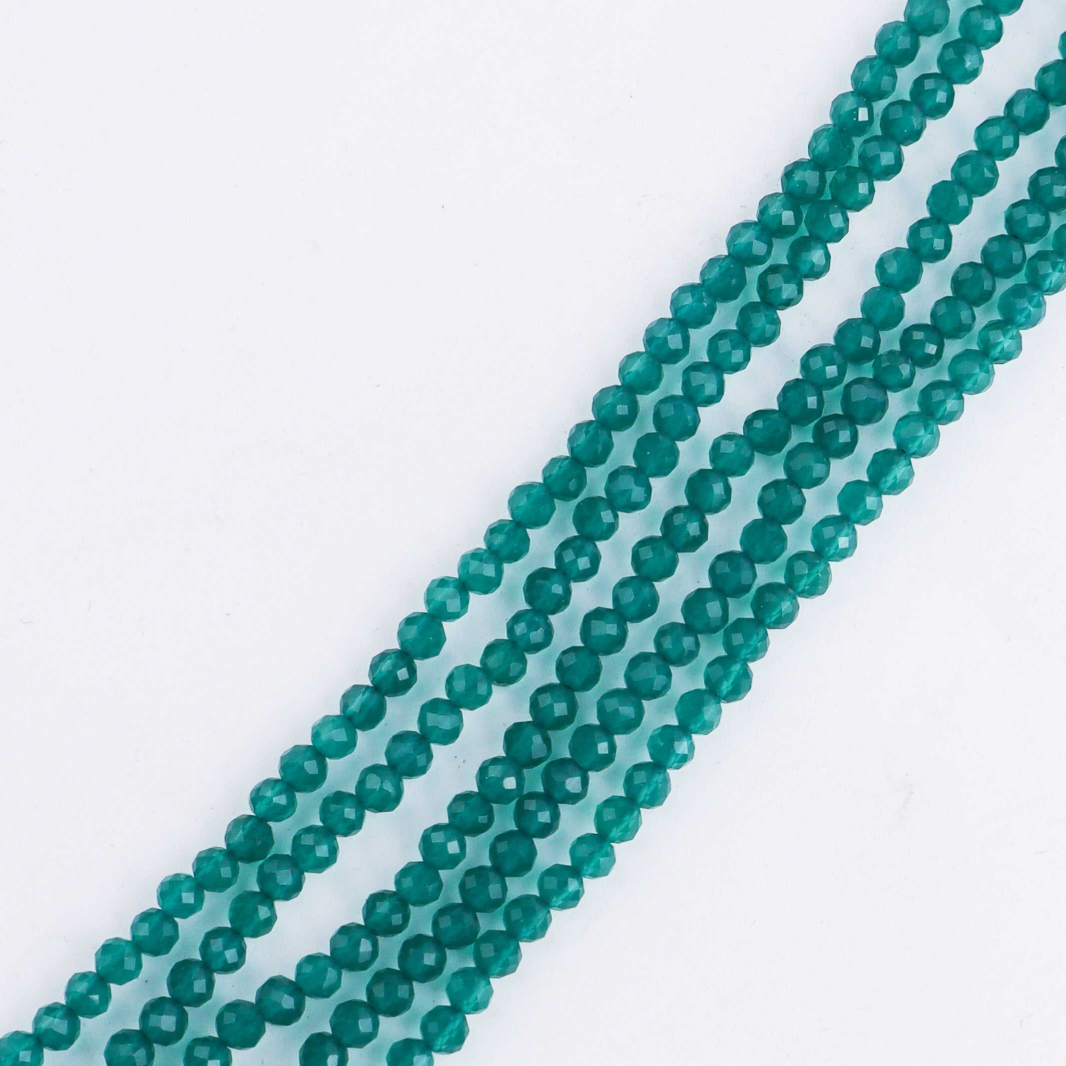 Silver Chandrakor Green Onyx Necklace