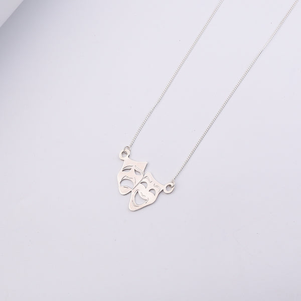 Melpomene and Thalia - Drama Pendant Chain Large