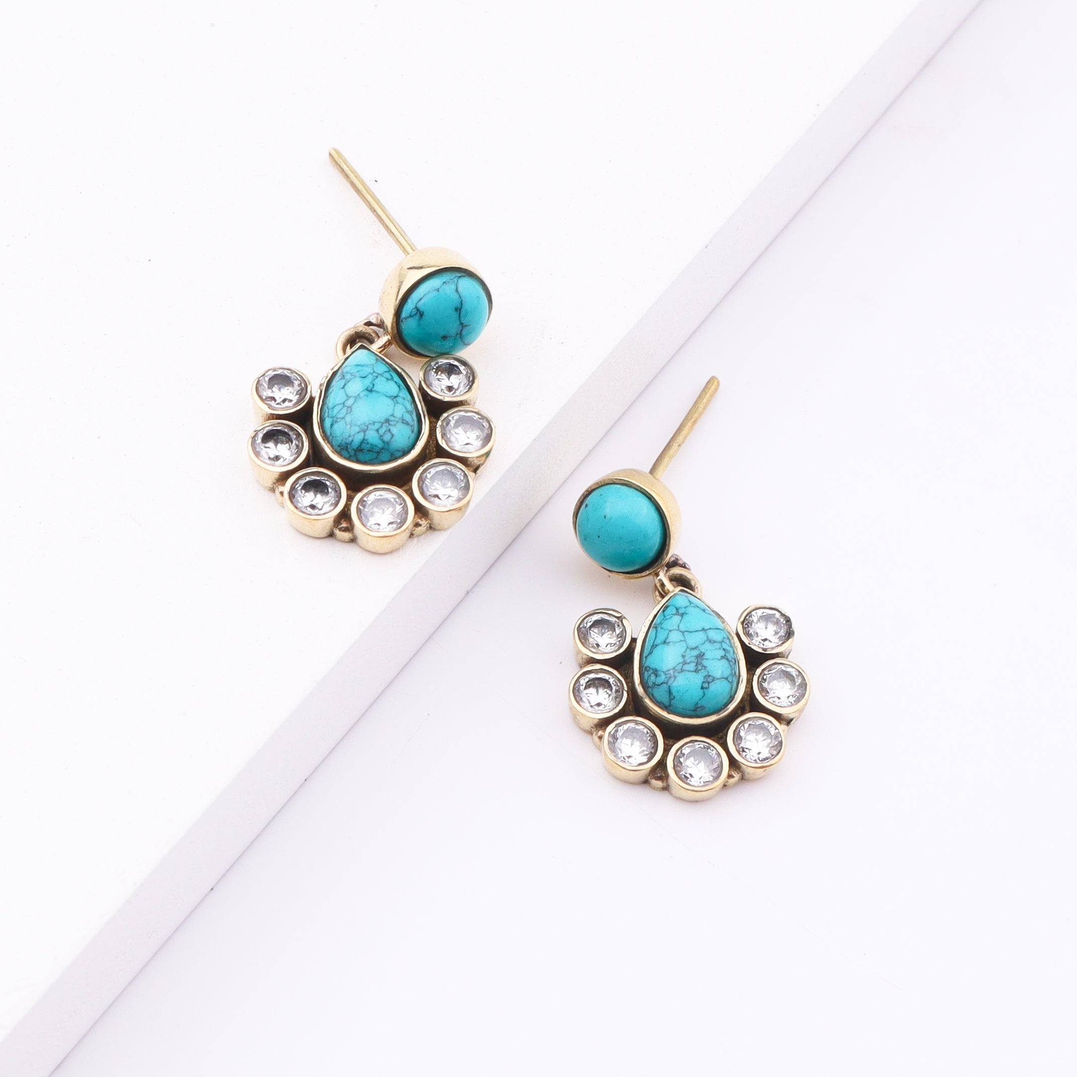 Brass Fashion Earrings