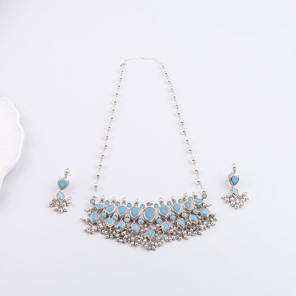 Turquoise Tanmani Set