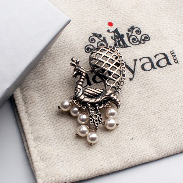 Peacock Brooch