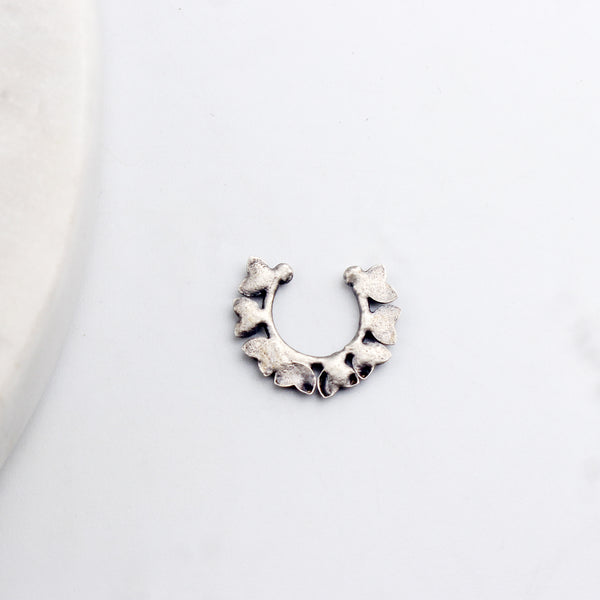 Leaves Septum Nose Ring | 92.5 Sterling Silver