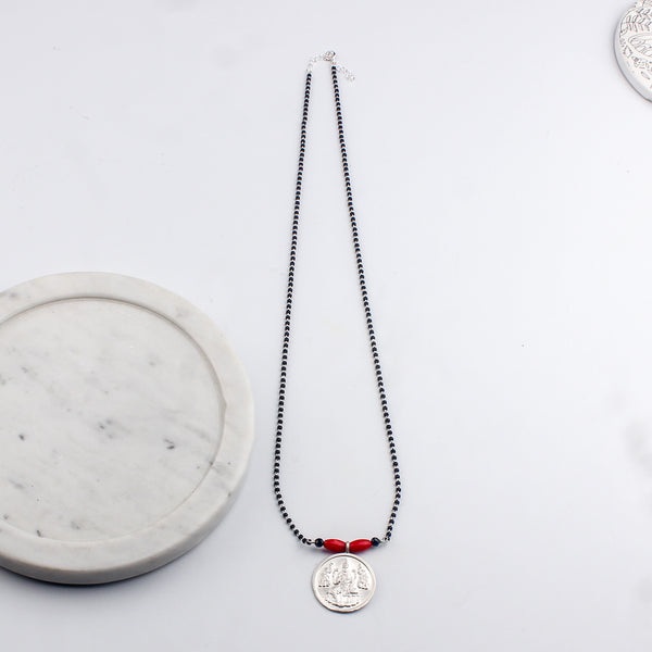 Classic Putali Coral Long Mangalsutra