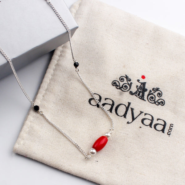 Coral Pearl Mangalsutra