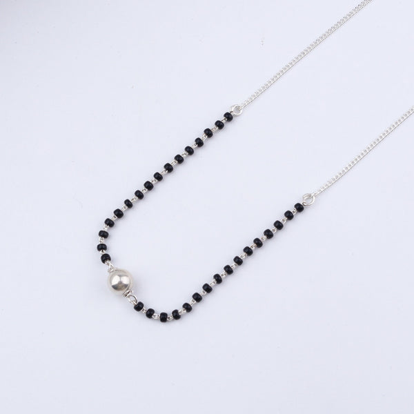 Classic Silver Chain Mangalustra , with Sarmanee