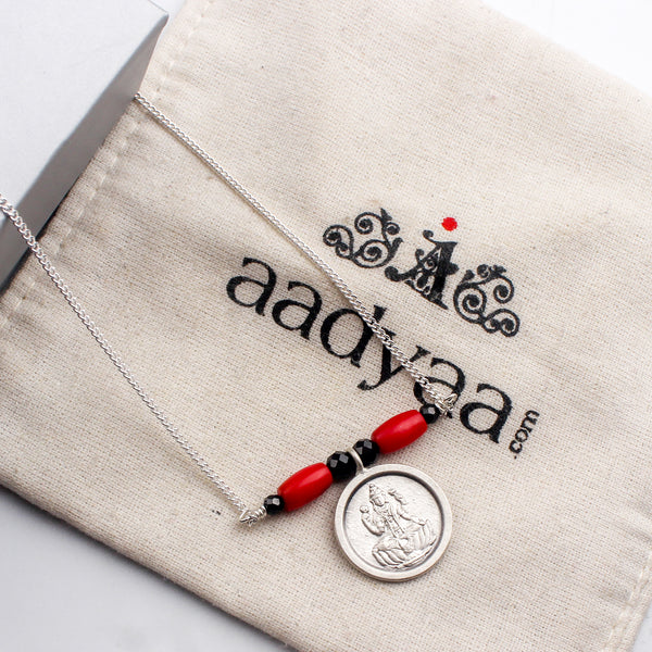Coral Putali Chain Mangalsutra