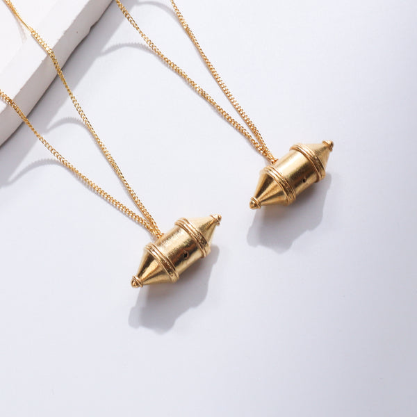 Gold Kashmir Dejhoor earrings with silver chains