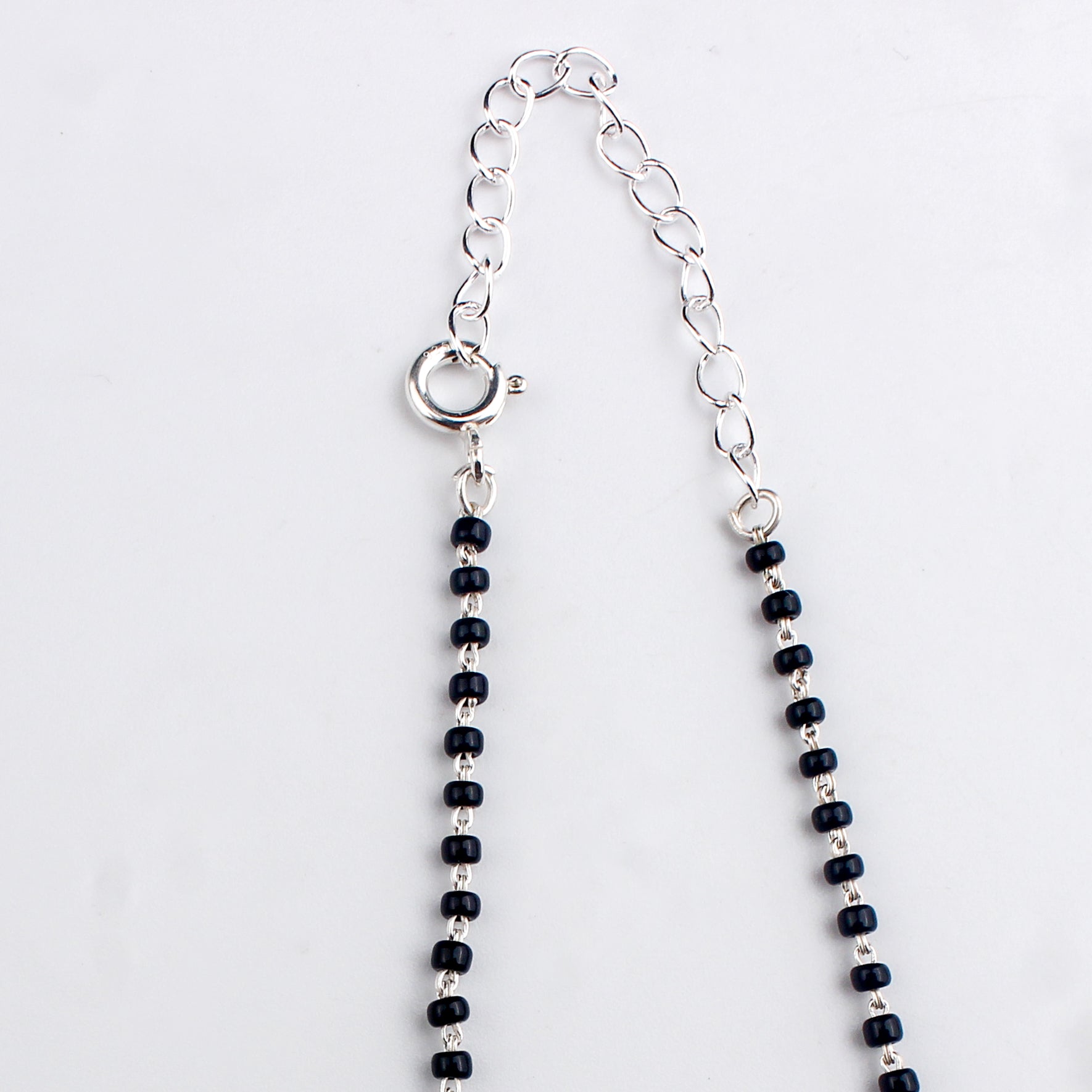 Handmade Silver Mangalsutra : Pearl Ganthan