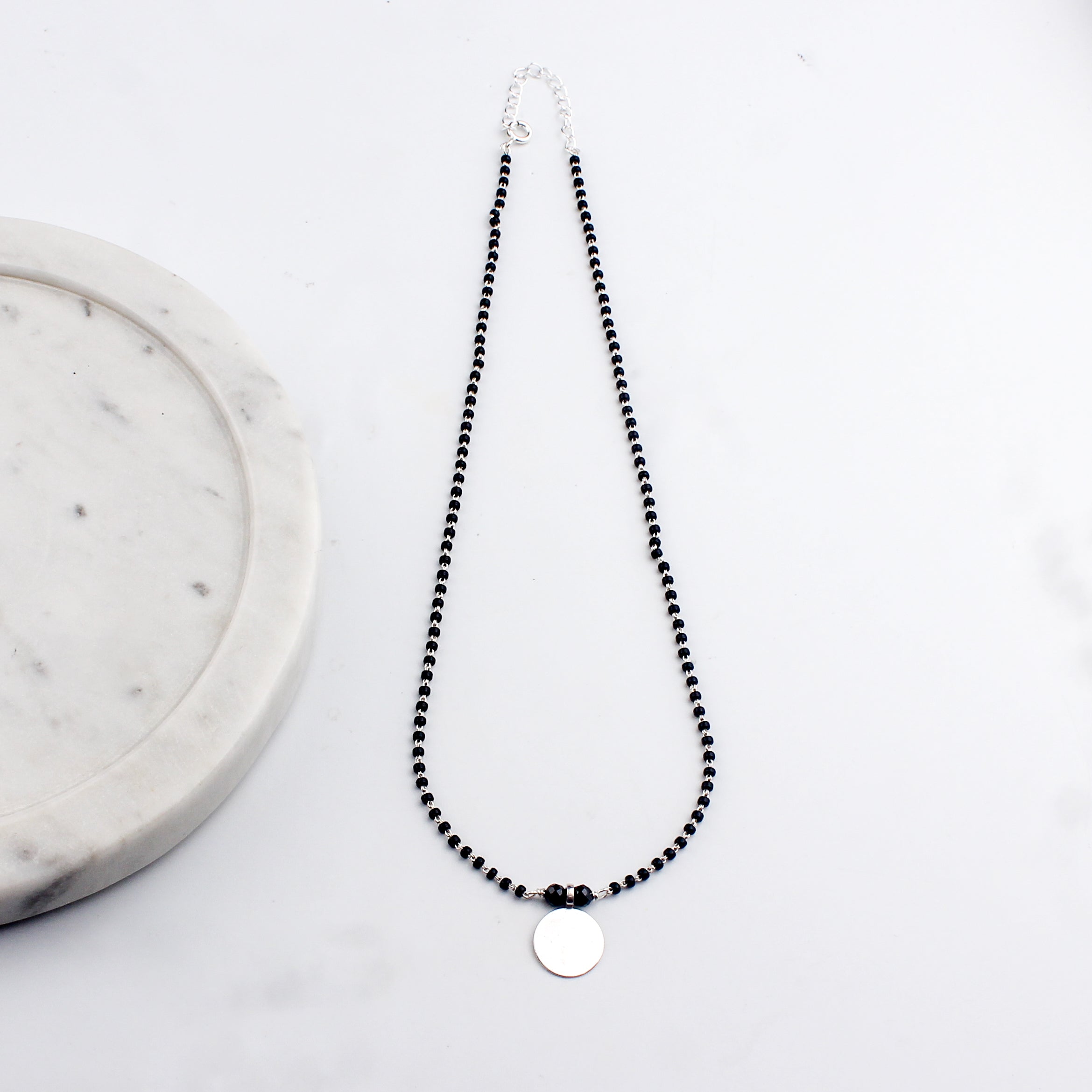 Silver Coin Mangalsutra