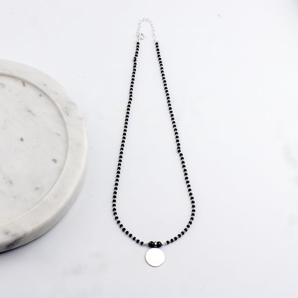 Silver Coin Mangalsutra