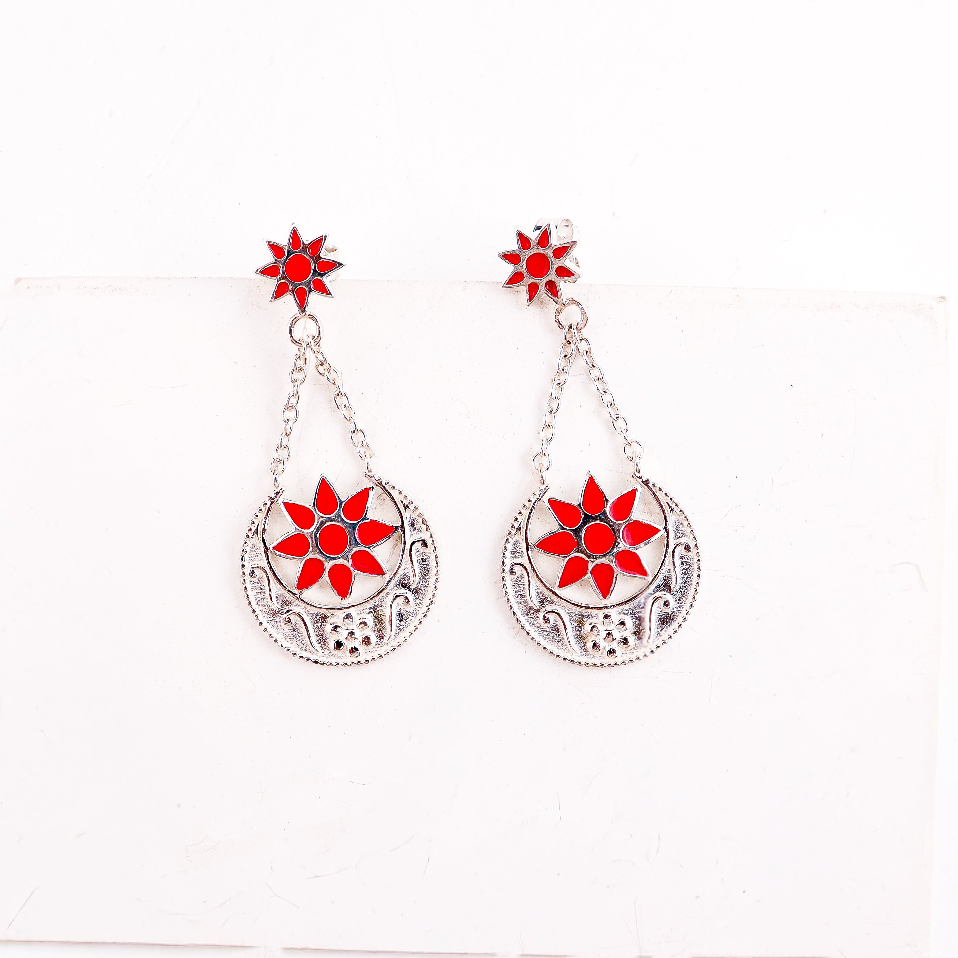 Chand Phool Meena Earrring