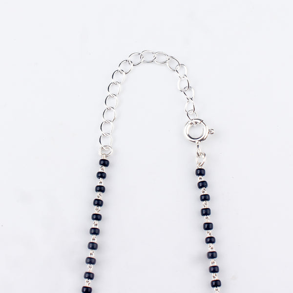 Handmade Delicate Silver Pearls Mangalsutra