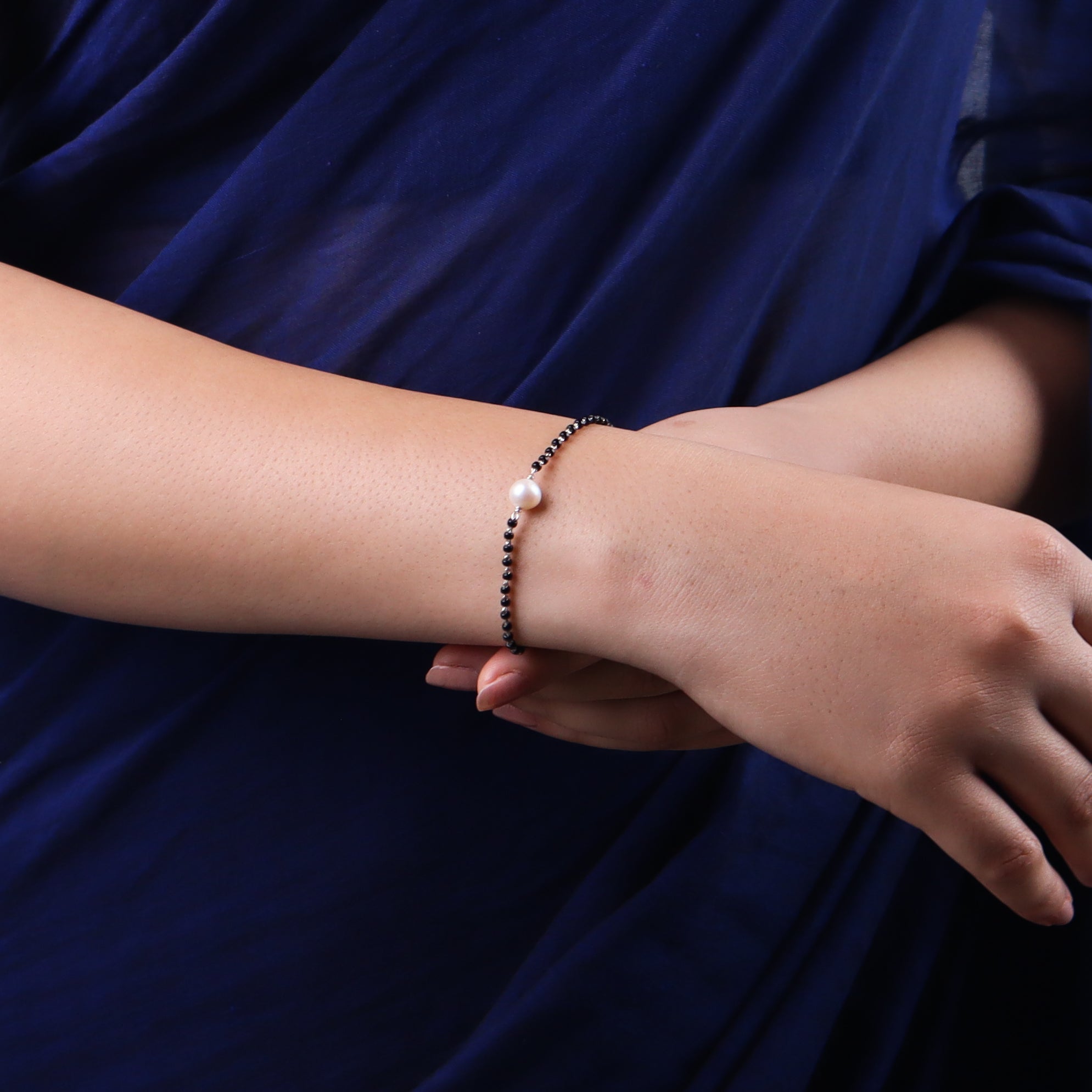 Silver Mangalsutra Bracelet