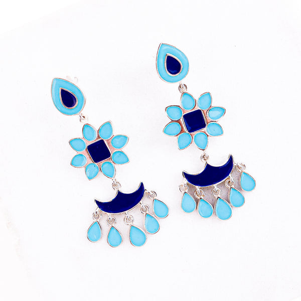 Bloom & Drop Meena Earring