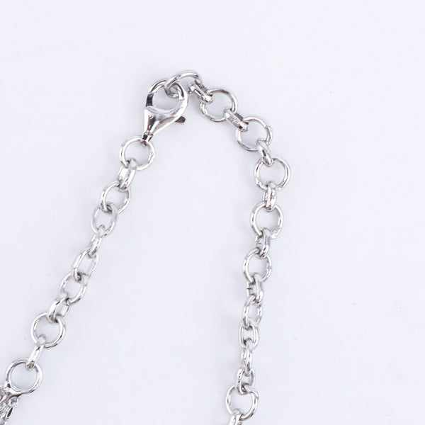 Silver CZ Necklace and Earring Set