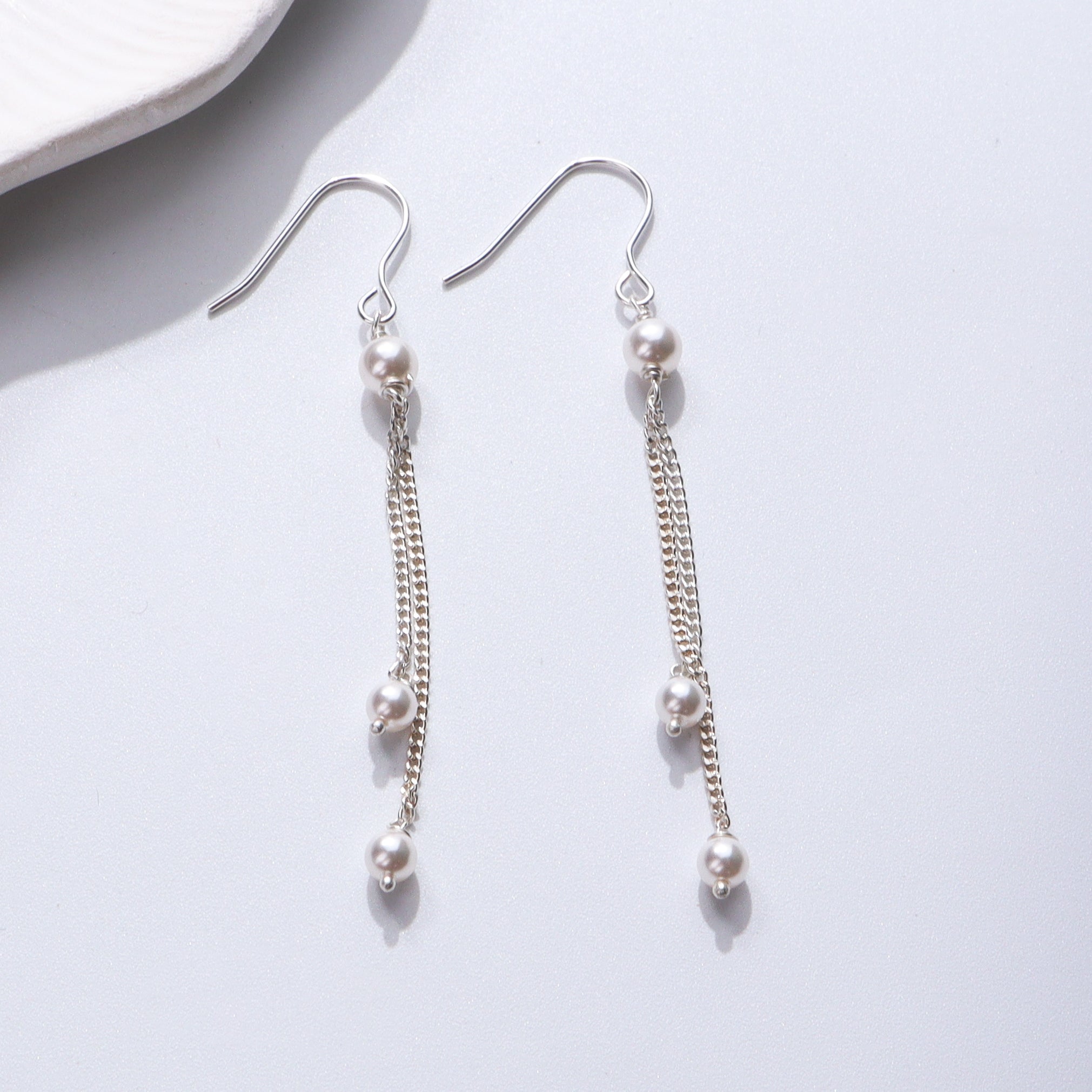 Pearl Dangler Earring | Handmade 92.5% Silver Earrings