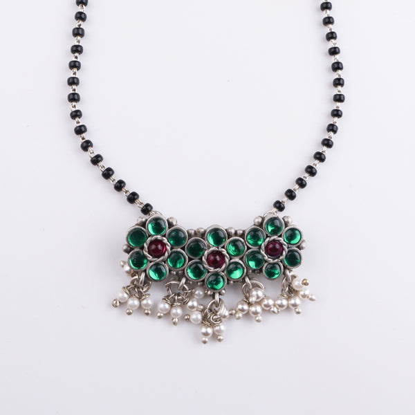 Bageecha Green kudi mangalsutra set