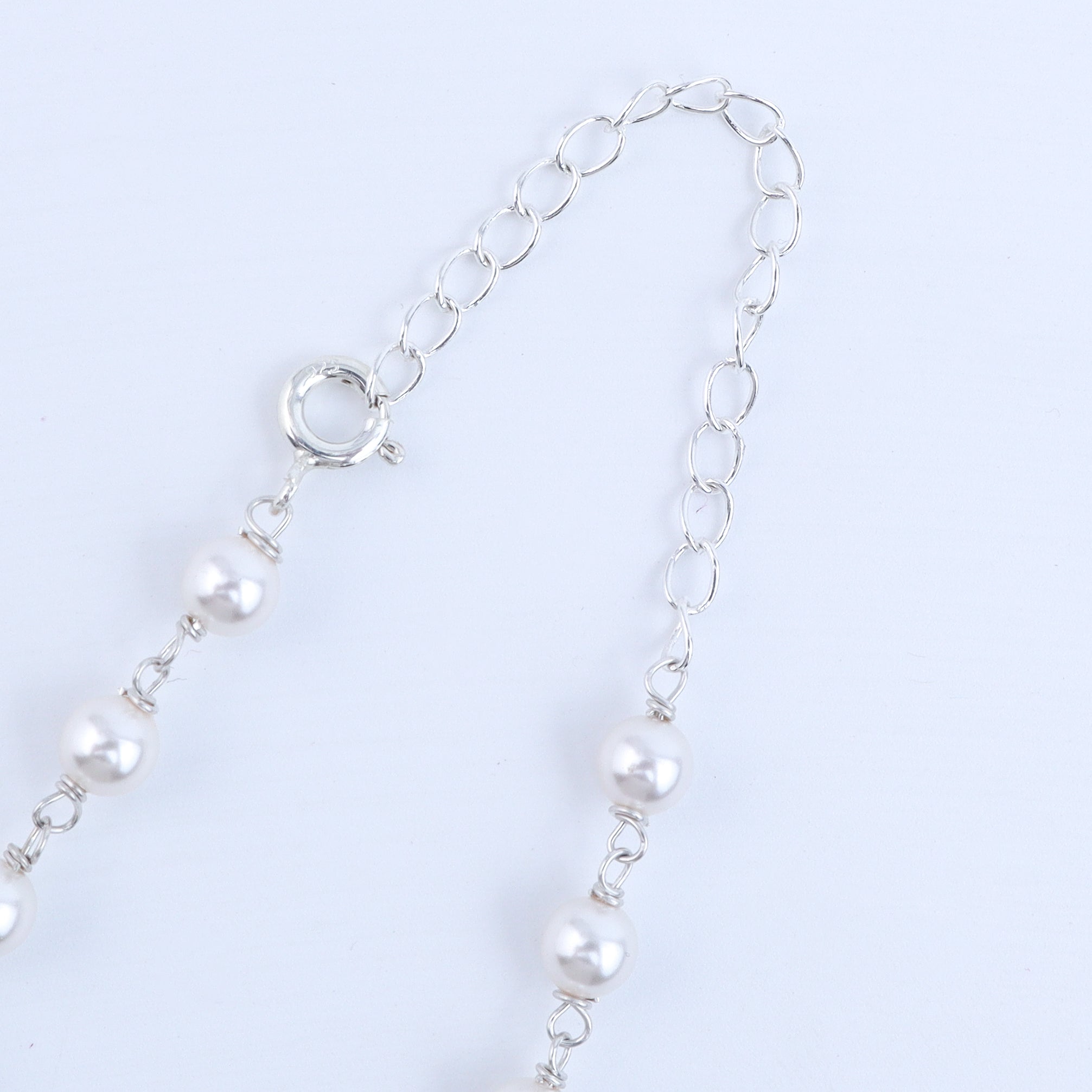 Pearl Ganthan Necklace with Semiprecious Stones