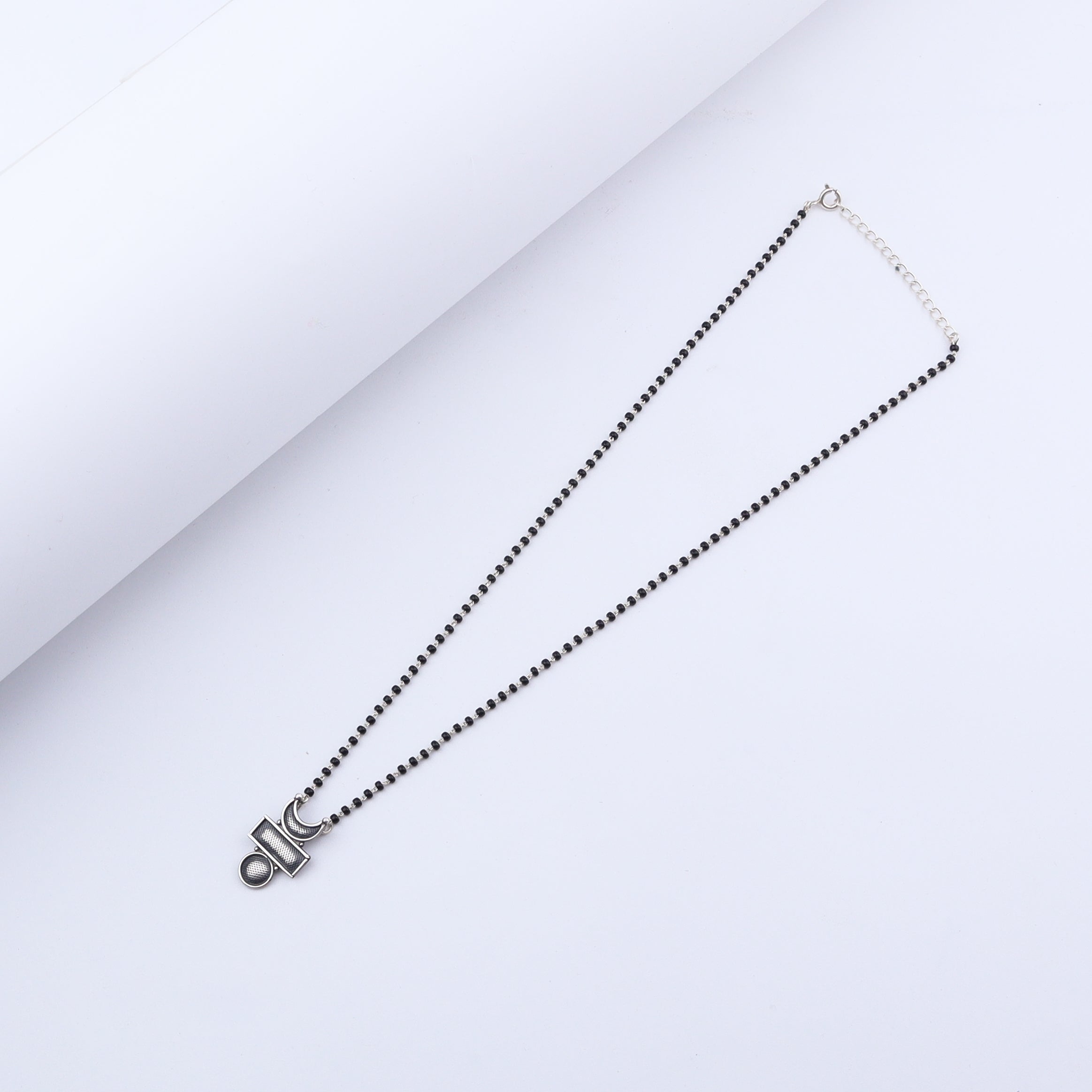 Silver Chandrakor Tikli Mangalsutra