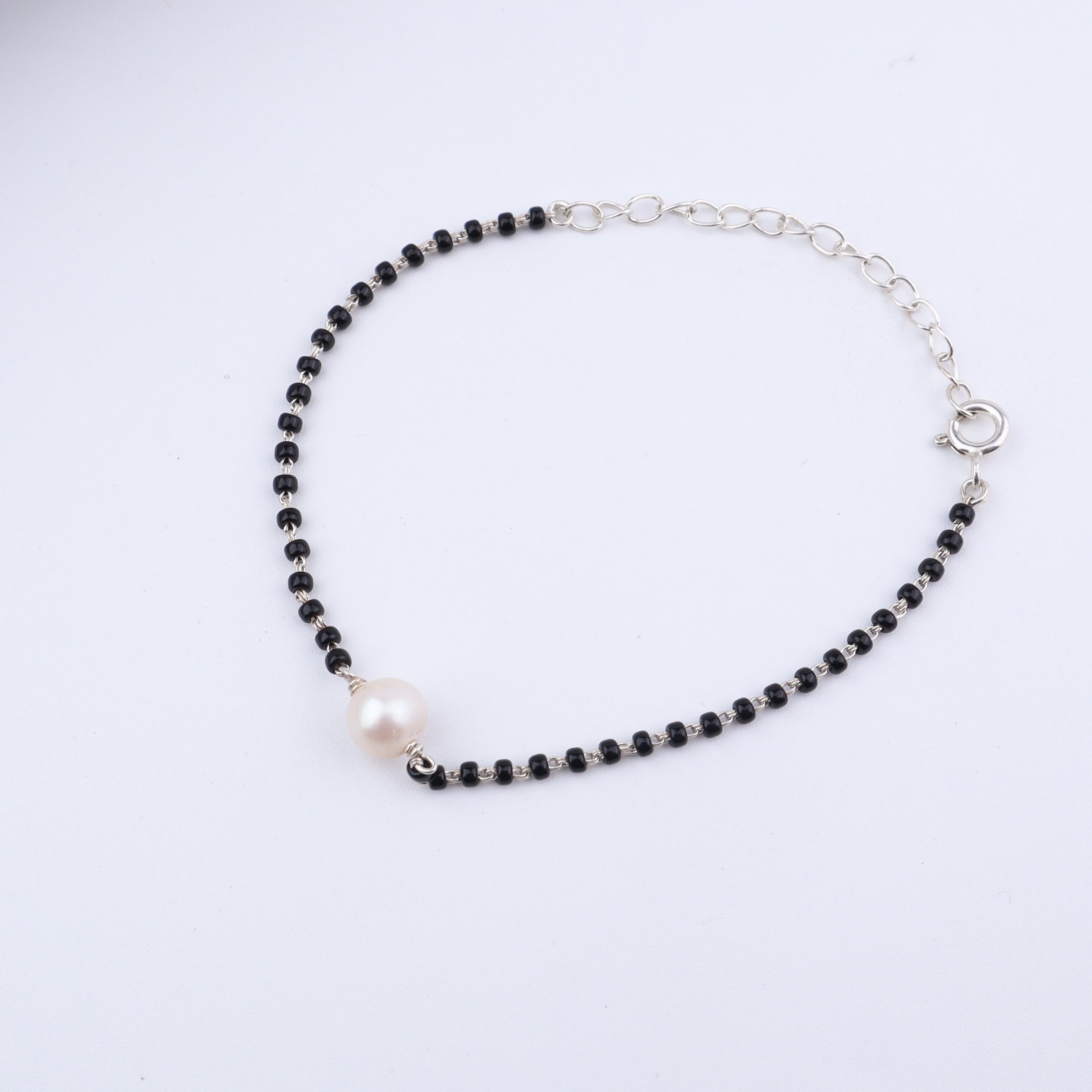 Silver Mangalsutra Bracelet