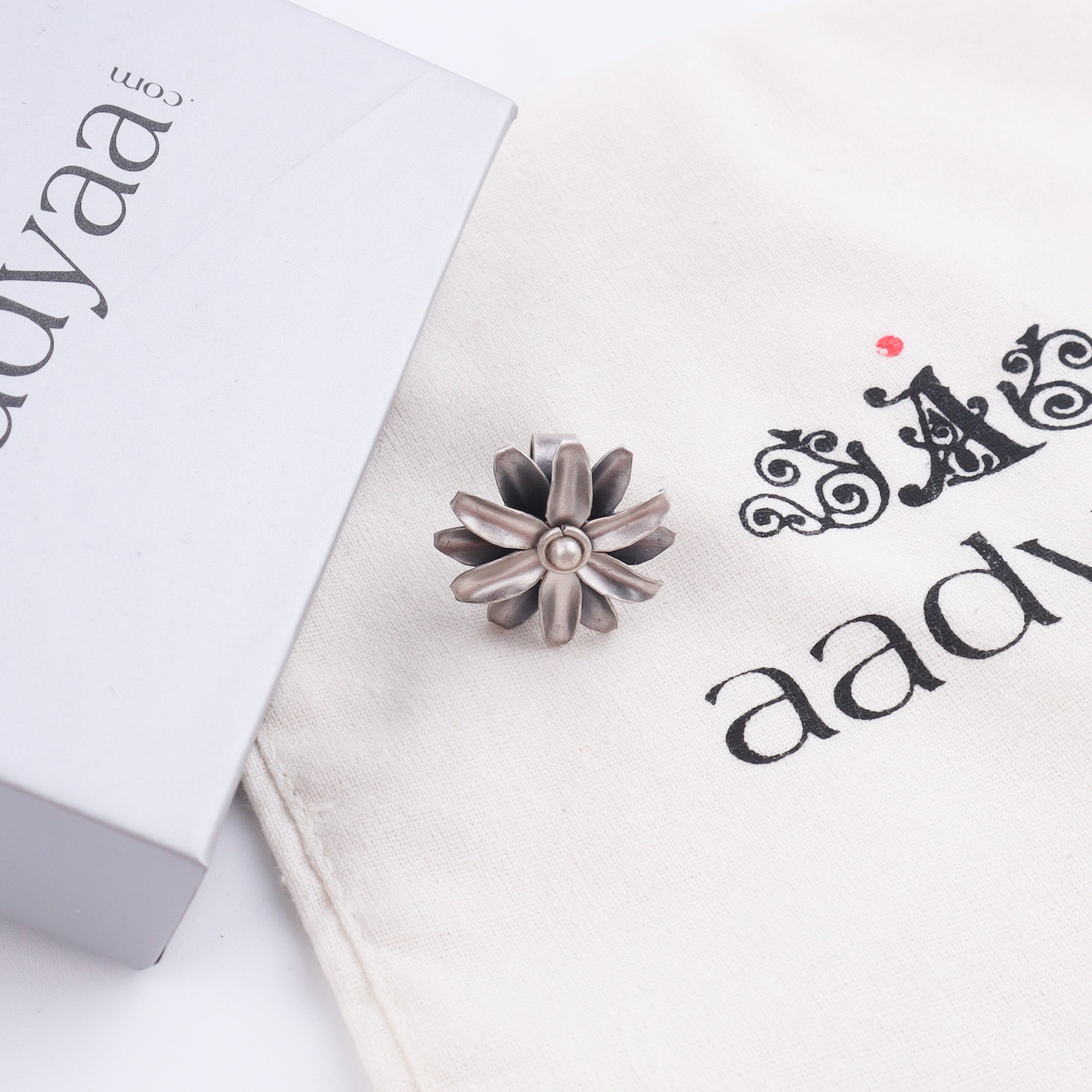 Oxidised Soorajmukhi Earcuff