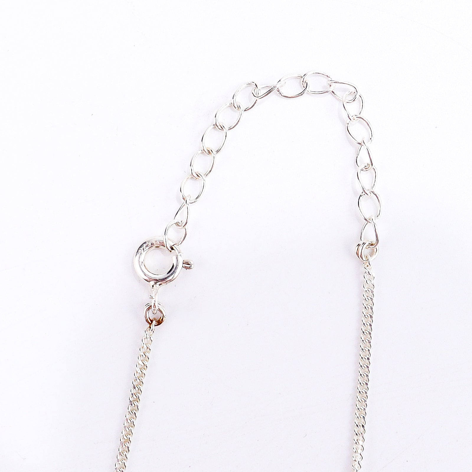 Summer Snowflake Silver Necklace