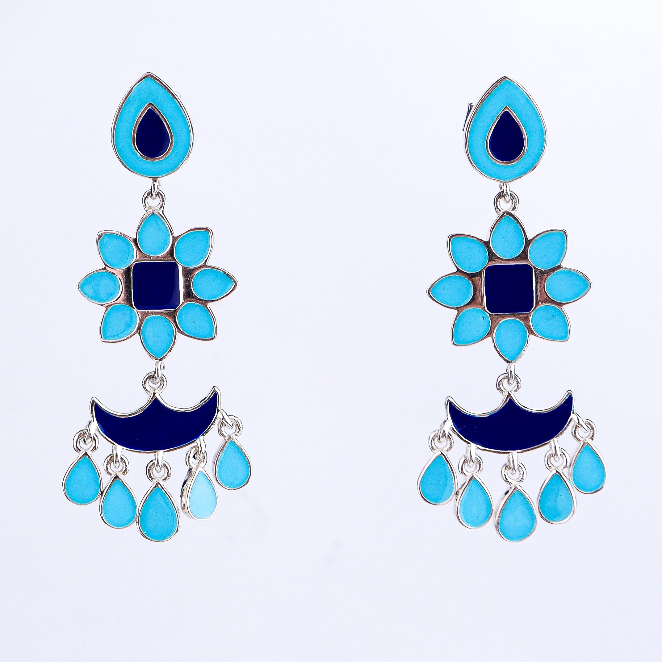Bloom & Drop Meena Earring