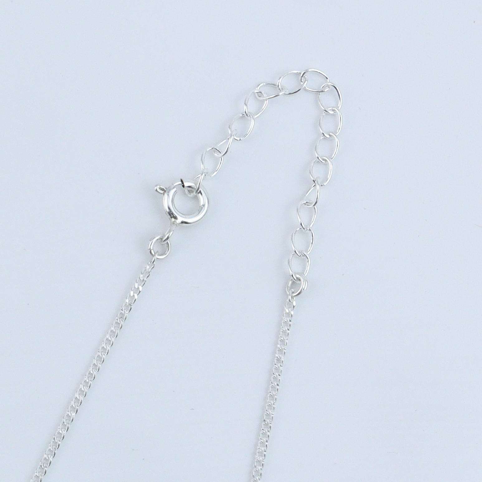 Silver CZ Peacock Necklace