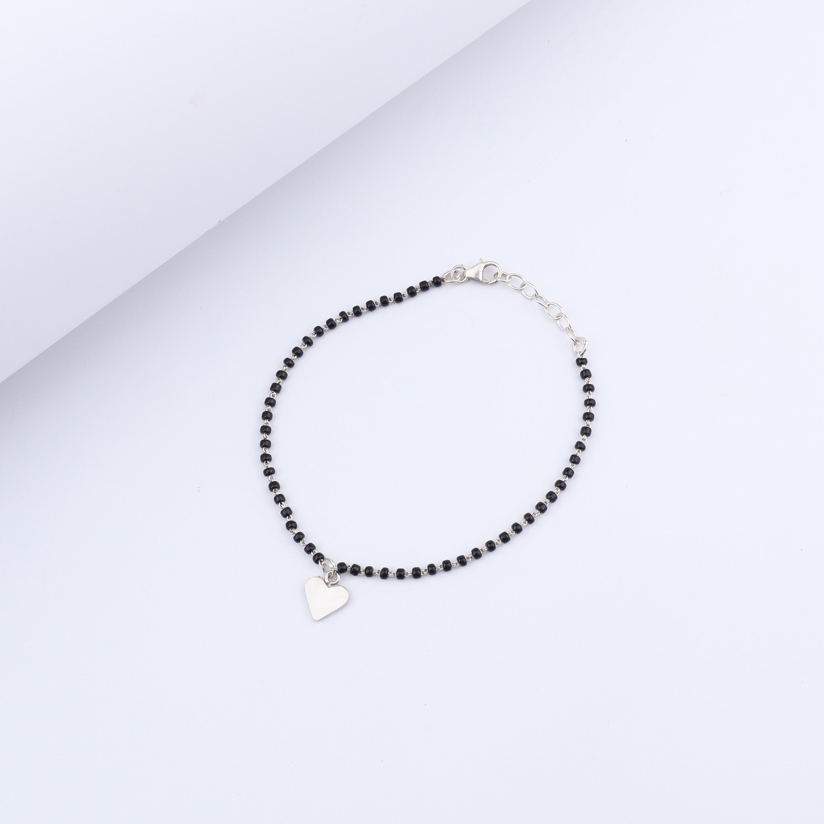Silver Charm Mangalsutra bracelet