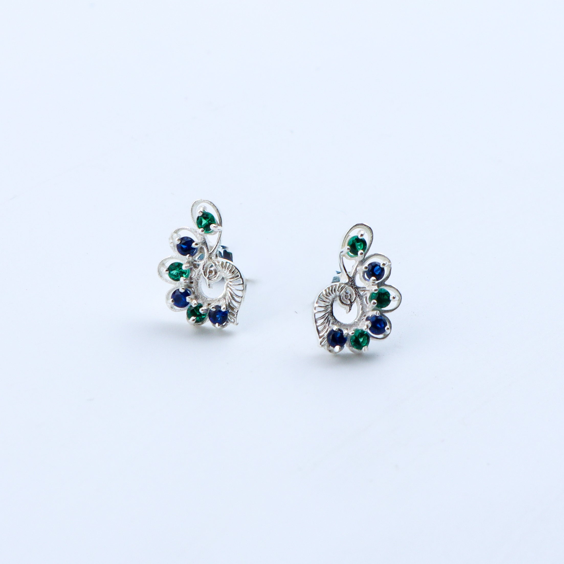 CZ Peacock Earring