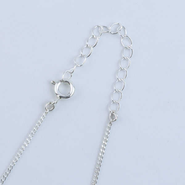 Enamel Flower Necklace with Latkan