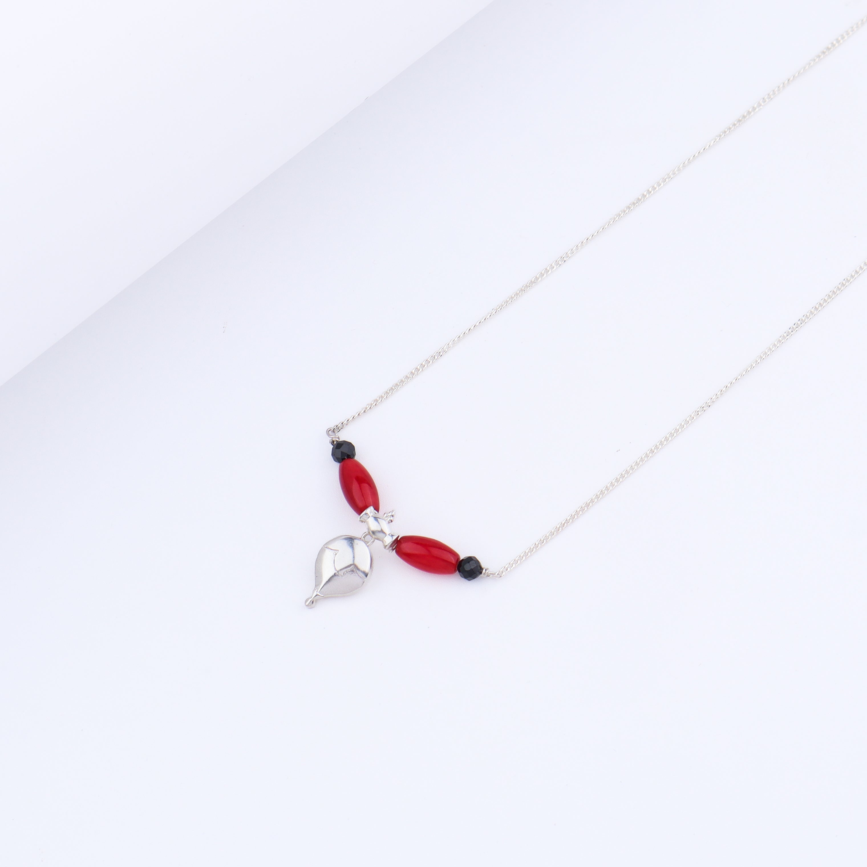 Handmade Silver Saaj Motif Mangalsutra : वांगे (Vaange)