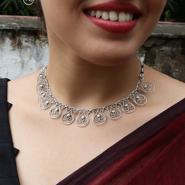 Silver Ghat (घडा) Nakshi set