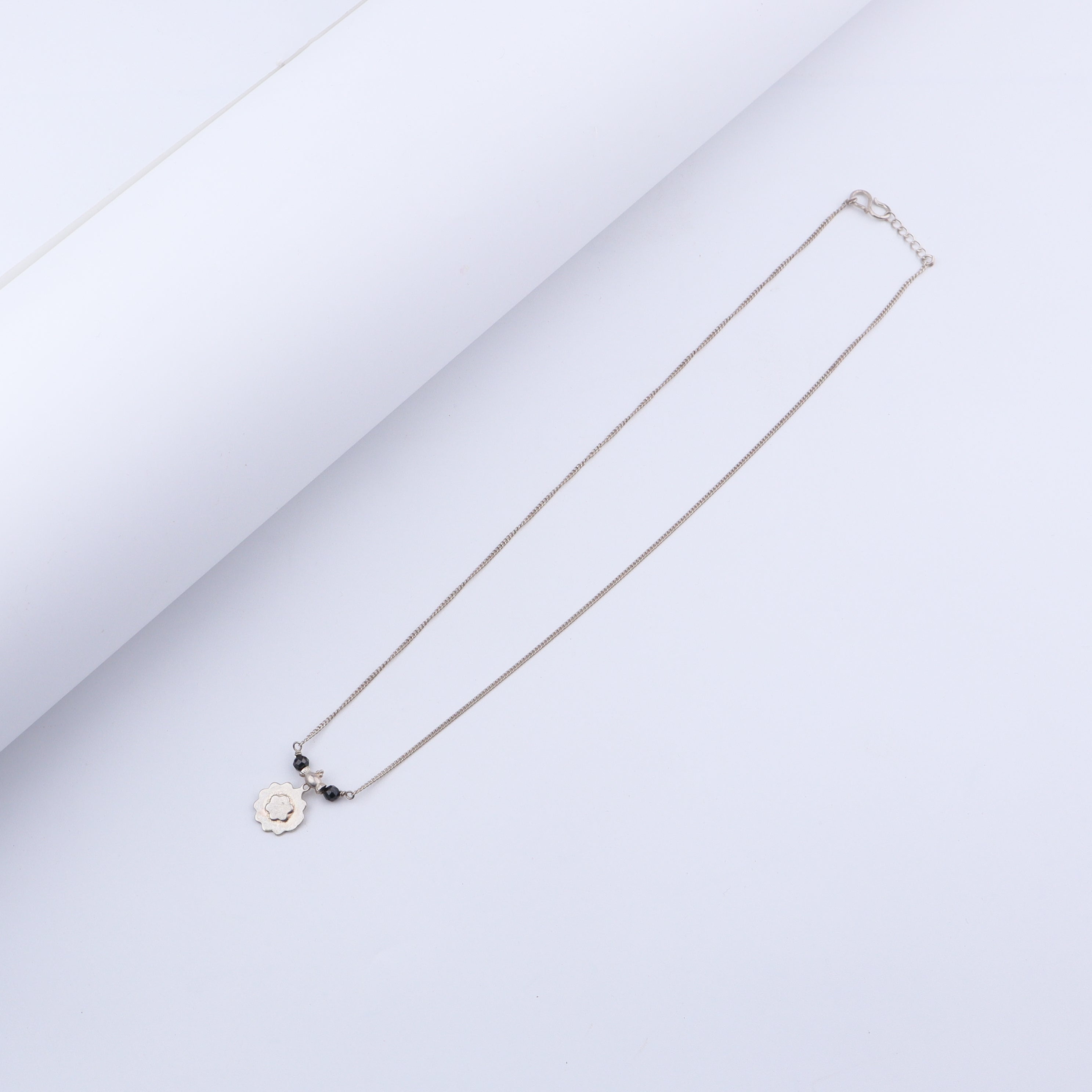 Silver Saaj motif Mangalsutra