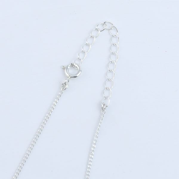 Blue CZ Pendant Necklace