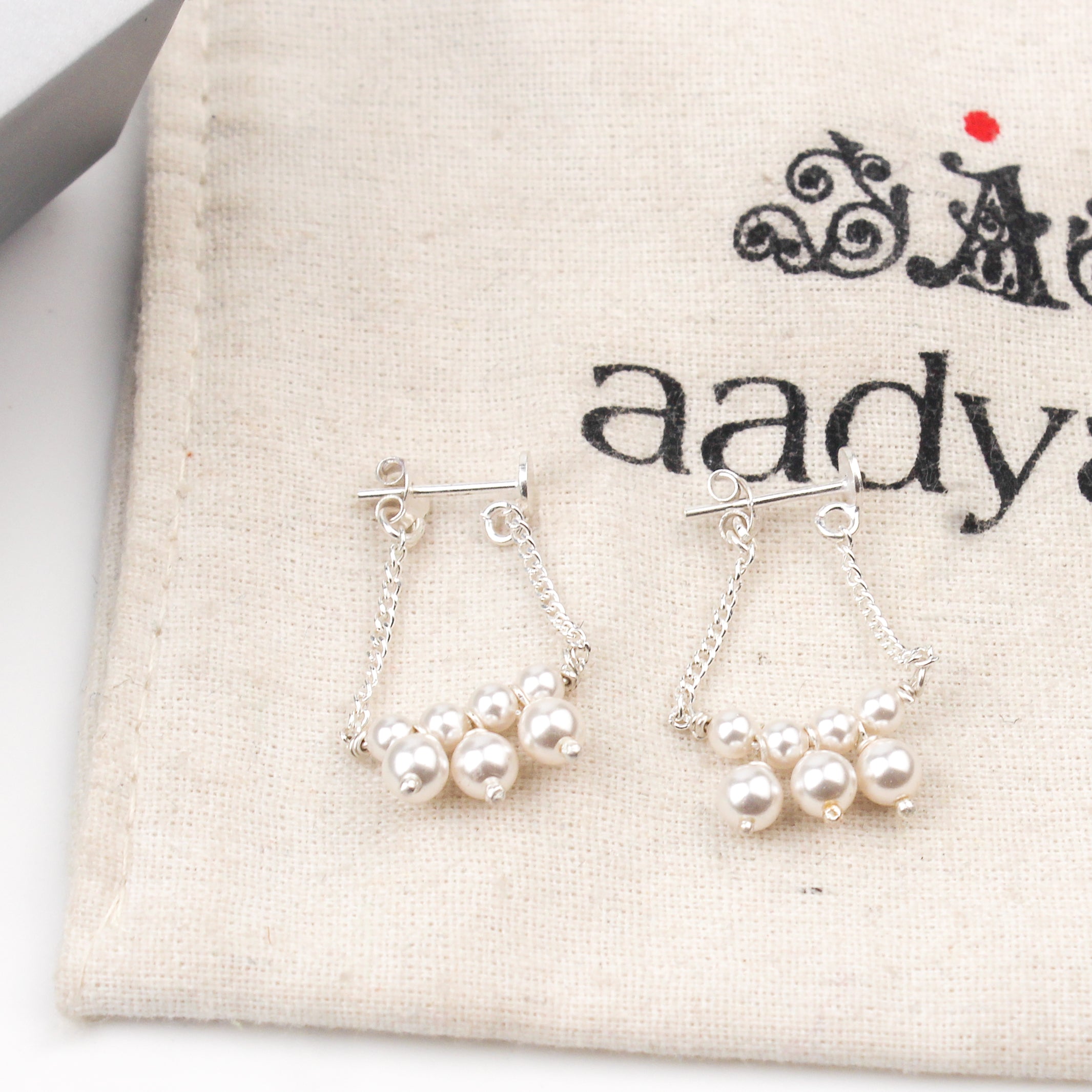 Pearl Cluster Earrings (Project Handmade)