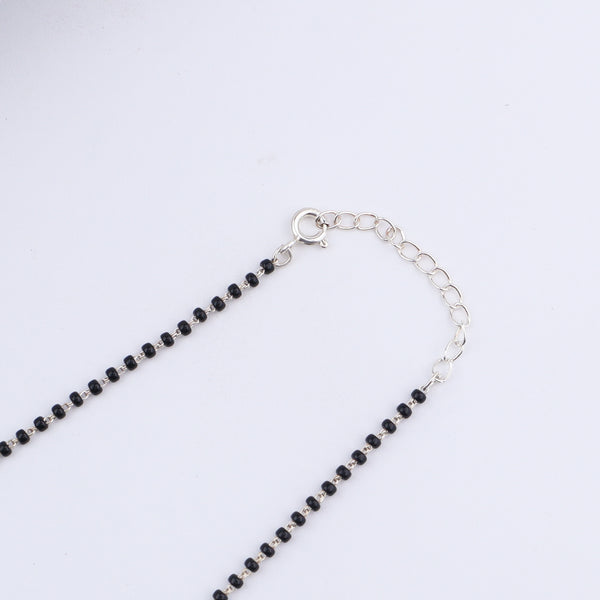 Handmade Silver Evil Eye mangalsutra