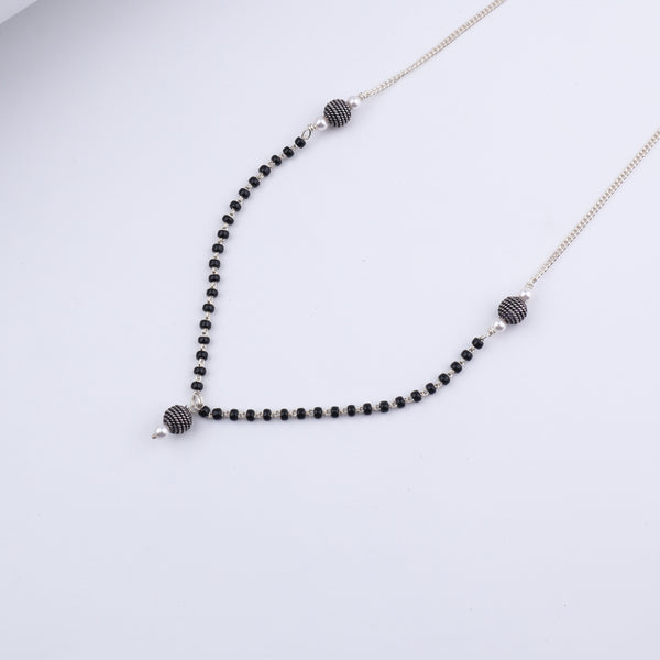 Handmade Silver Bead Mangalsutra