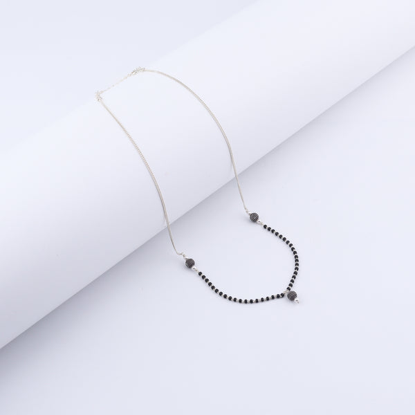 Handmade Silver Bead Mangalsutra