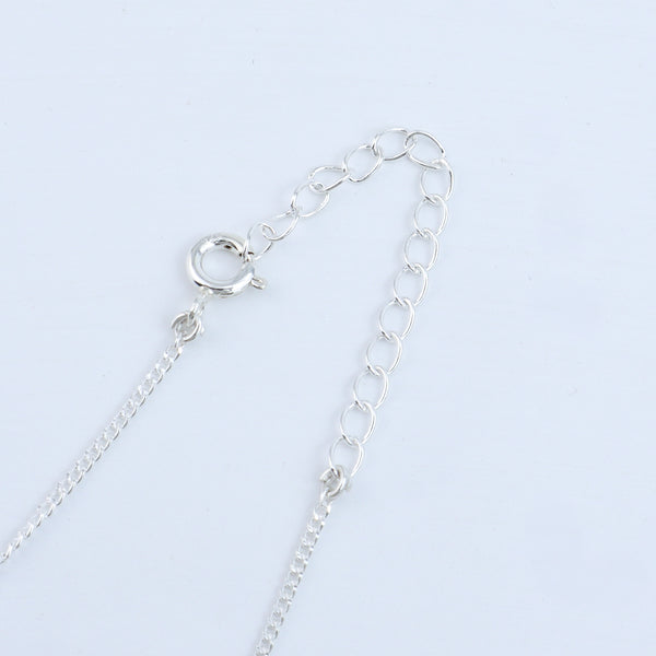 Pink CZ Pendant Necklace