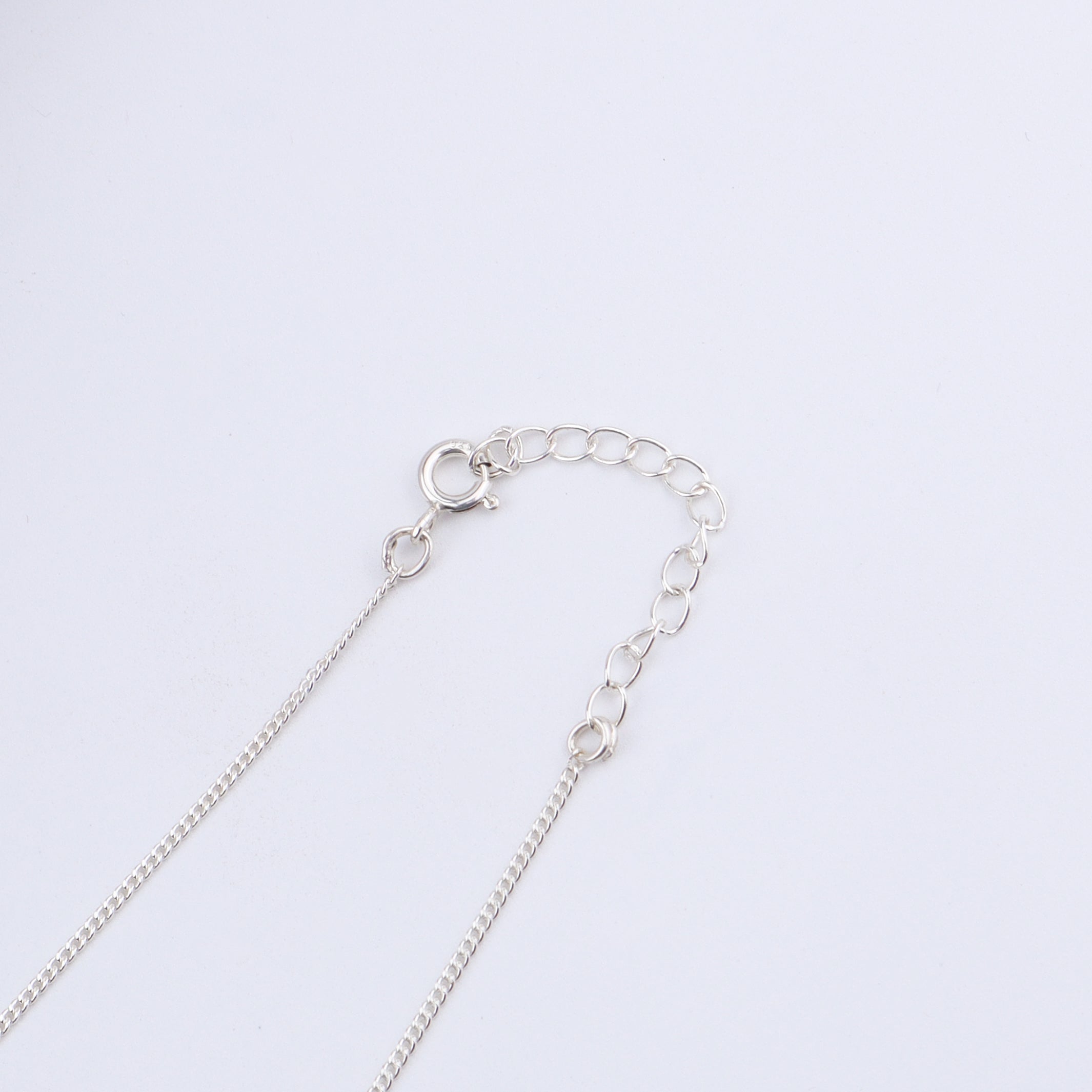 Handmade Silver Mangalsutra : Pearl Latkan with spinels and pipe
