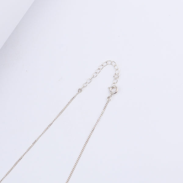 Black Spinel Silver Chain Mangalsutra