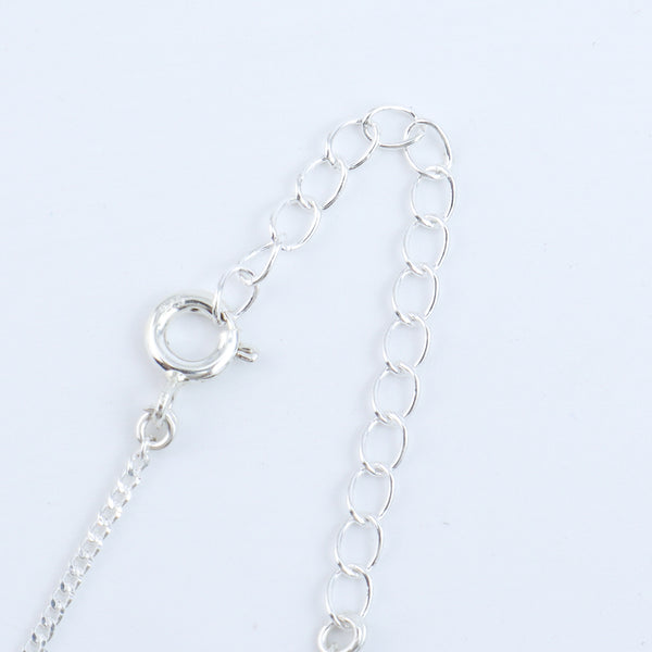 White CZ Pendant Necklace