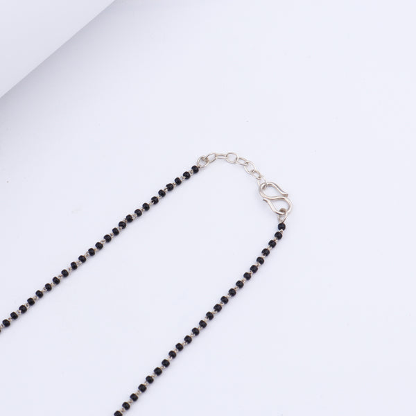 Silver Petals Mangalsutra- Small
