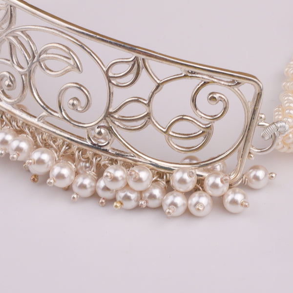 Pearl Vel Nakshi Choker Set (Made to Order)