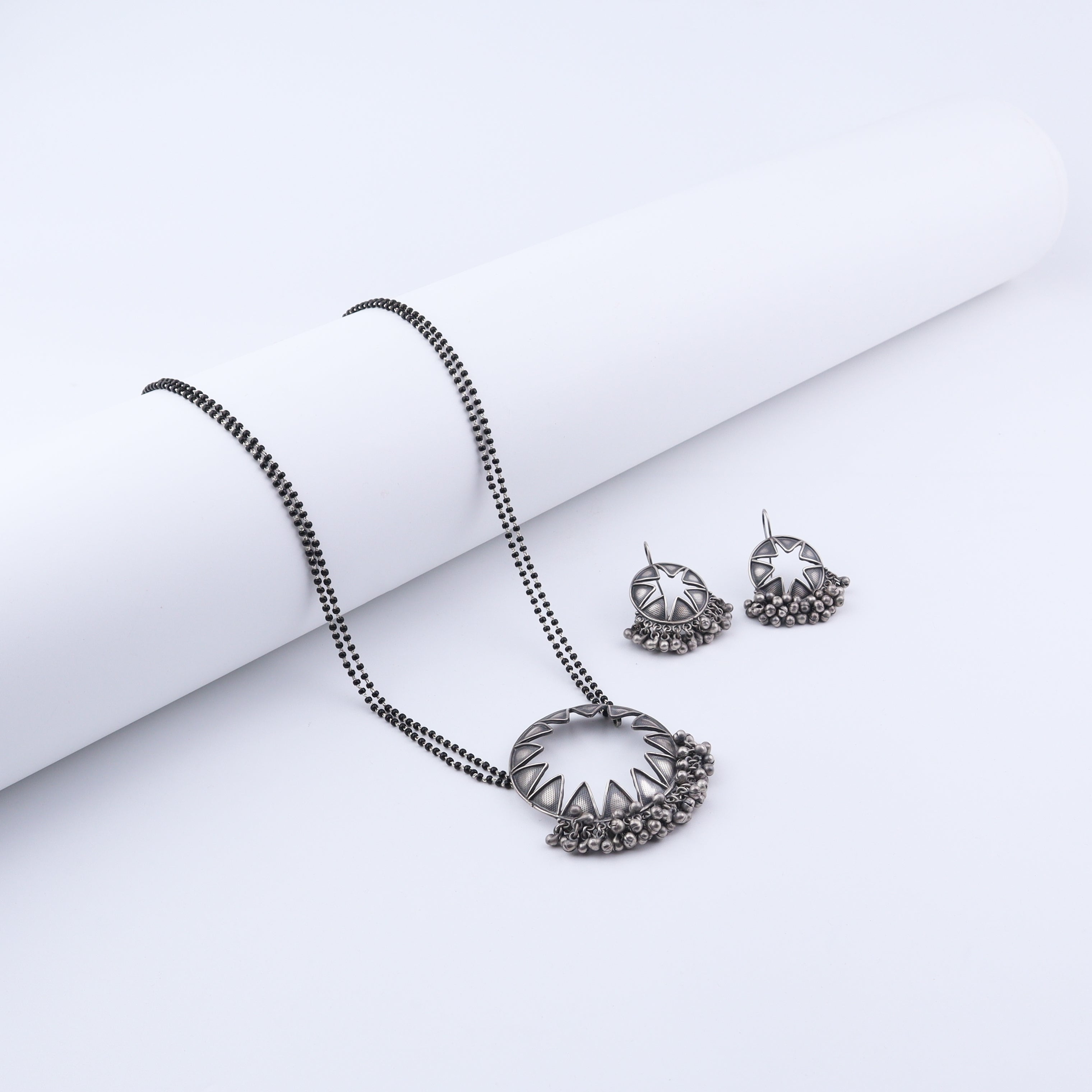 Signature Aadyaa Chakra Ghungroo Mangalsutra Set