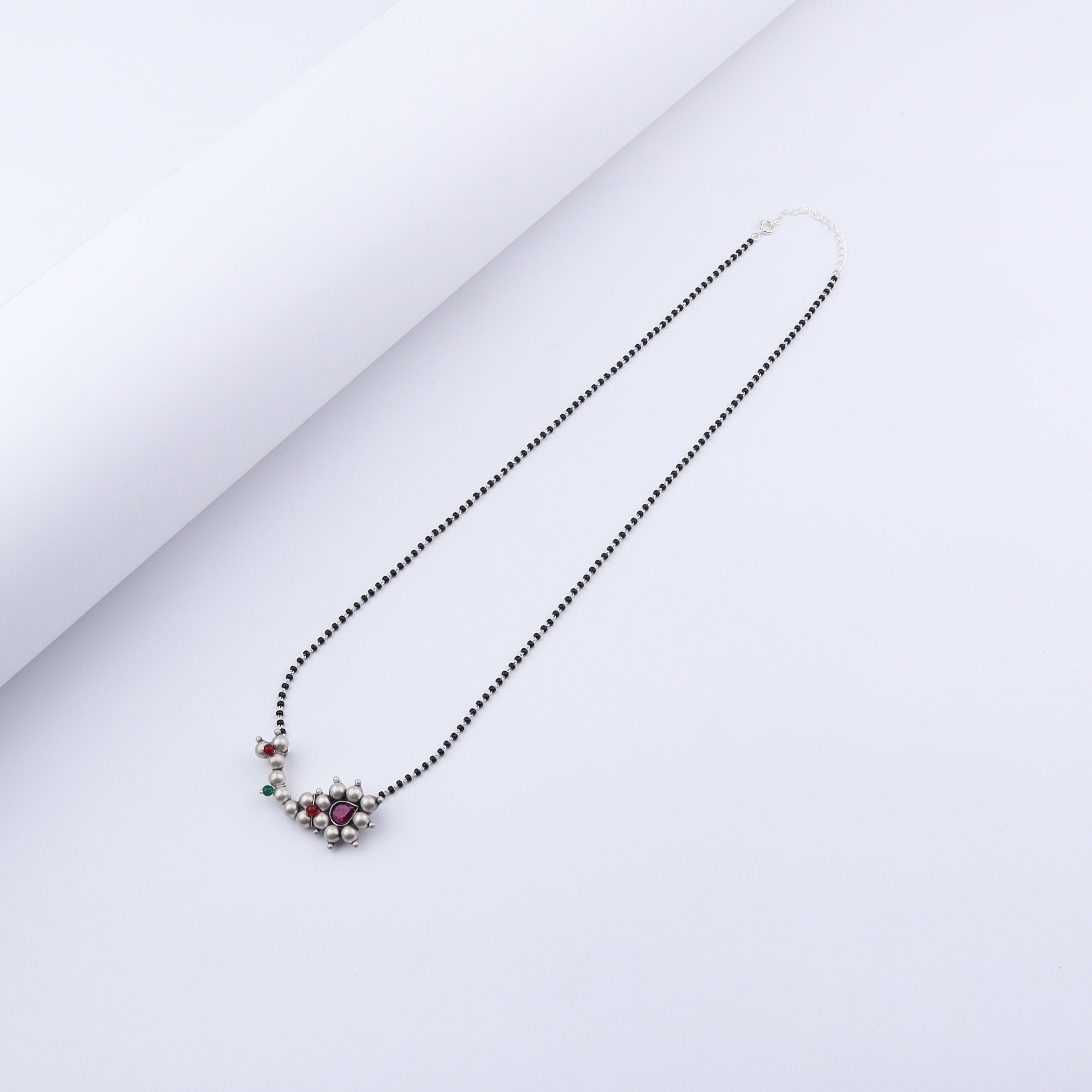 Silver Big Nath Mangalsutra